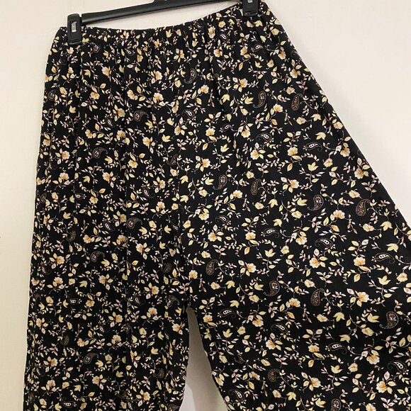 NEW Forever 21 Floral Palazzo Pants 1X - Picture 5 of 12